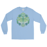 V6 Sacred Dragonfly Unisex Long Sleeve Shirt Featuring Original Artwork By Abby Muench