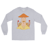 V1 Mushroom Dreamer Unisex Long Sleeve Shirt Featuring Original Artwork by Kozmic Art