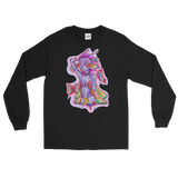 V3 Butterfly Girl Unisex Long Sleeve Shirt Featuring Original Artwork By IntoThaVoid