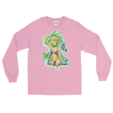 V5 Butterfly Girl Long Sleeve Shirt Featuring Original Artwork By IntoThaVoid