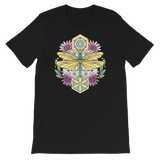 V5 Sacred Dragonfly Unisex T-Shirt Featuring Original Artwork By Abby Muench