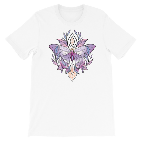 V3 Sacred Butterfly Unisex T-Shirt Featuring Original Artwork By Abby Muench