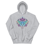 V2 Sacred Lunar Moth Unisex Sweatshirt Featuring Original Artwork by Abby Muench