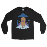 V2 Mushroom Dreamer Unisex Long Sleeve Shirt Featuring Original Artwork by Kozmic Art