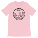 B&W Fairy Garden Unisex T-Shirt