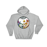 Rainbow Fairy Garden Unisex Hooded Sweatshirt