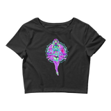 V5 Nova Crop Top Featuring Original Artwork by Fae Plur