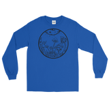 B&W Fairy Garden Unisex Long Sleeve T-Shirt