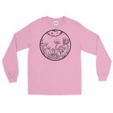 B&W Fairy Garden Unisex Long Sleeve T-Shirt