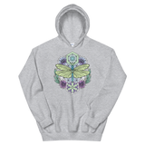 V1 Sacred Dragonfly Unisex Sweatshirt Featuring Original Artwork By Abby Muench