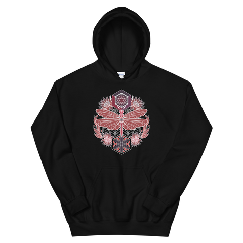 V8 Sacred Dragonfly Unisex Sweatshirt Featuring Original Artwork By Abby Muench