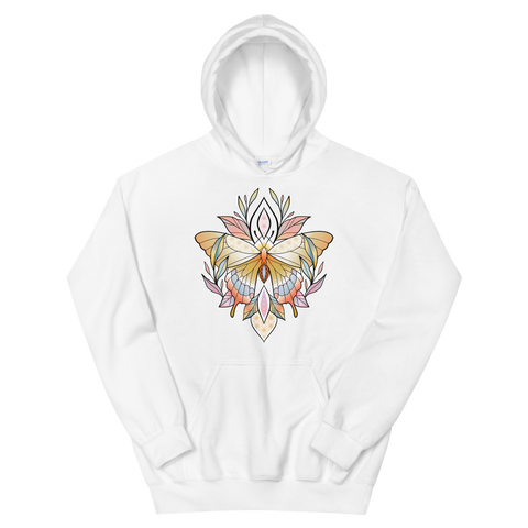 V1 Sacred Butterfly Unisex Sweatshirt Featuring Original Artwork By Abby Muench