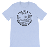 B&W Fairy Garden Unisex T-Shirt