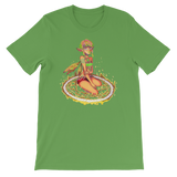Golden Valora Crop Top Unisex T-Shirt Featuring Original Artwork By Fae Plur