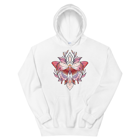 V2 Sacred Butterfly Unisex Sweatshirt Featuring Original Artwork By Abby Muench