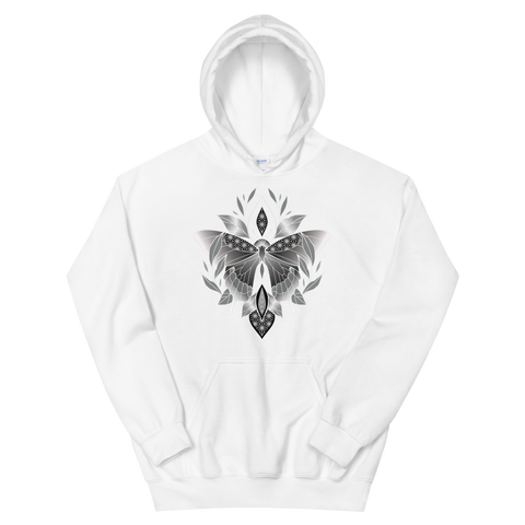 V6 Sacred Butterfly Unisex Sweatshirt Featuring Original Artwork By Abby Muench