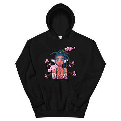 Orchid Faerie Unisex Hoodie Featuring Original Artwork by Fae Plur Designs