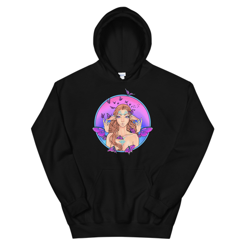 V6 Channeling Unisex Hoodie Featuring Original Artwork by A Sage's Creations