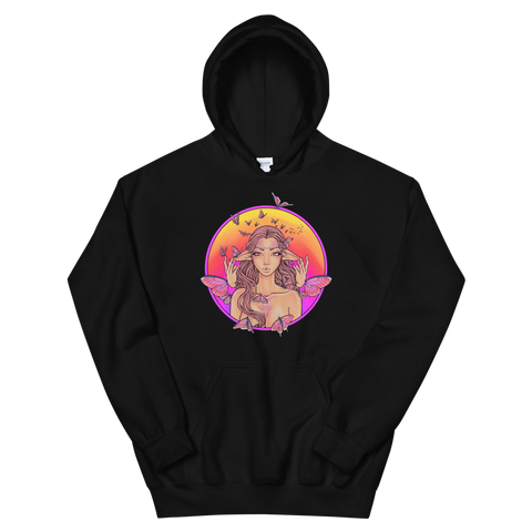 V7 Channeling Unisex Hoodie Featuring Original Artwork by A Sage's Creations