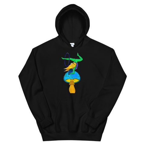 V6 Mushroom Goddess Flow Fairy Unisex Hoodie Featuring Original Artwork By Shauna Nikles