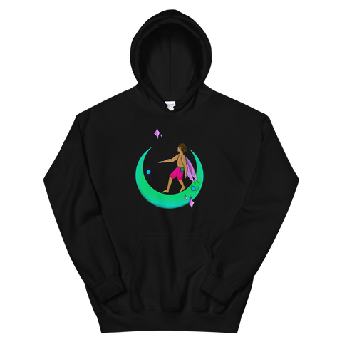 V6 Moondust Flow Fairy Unisex Hoodie Featuring Original Artwork By Shauna Nikles