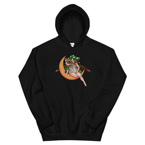 V3 Lunar Fae Unisex Hoodie Featuring Original Artwork by A Sage's Creations