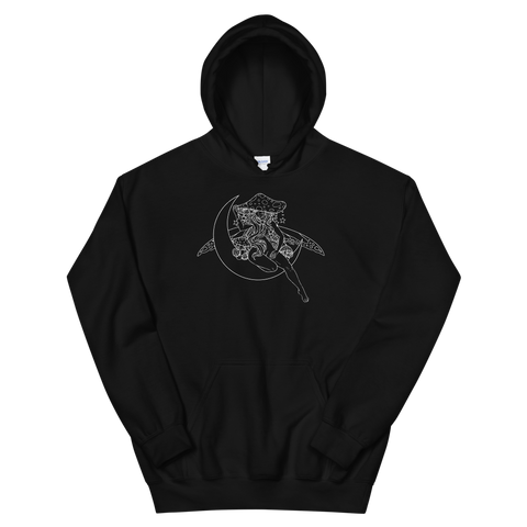 W&B Lunar Fae Unisex Hoodie Featuring Original Artwork by A Sage's Creations