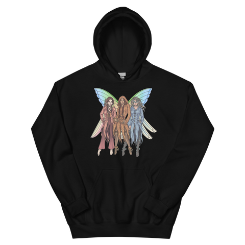 V7 Charlie's Fae Unisex Hoodie Featuring Original Artwork by A Sage's Creations