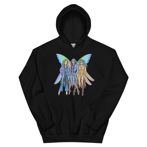 V9 Charlie's Fae Unisex Hoodie Featuring Original Artwork by A Sage's Creations