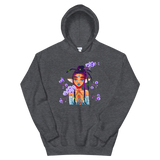 V7 Orchid Faerie Unisex Hoodie Featuring Original Artwork by Fae Plur Designs