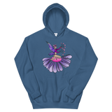 V3 Floral Fan Flow Fairy Unisex Hoodie Featuring Original Artwork By Shauna Nikles