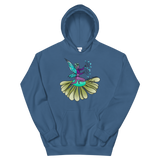V4 Floral Fan Flow Fairy Unisex Hoodie Featuring Original Artwork By Shauna Nikles