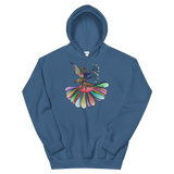 V5 Floral Fan Flow Fairy Unisex Hoodie Featuring Original Artwork By Shauna Nikles