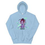 V3 Orchid Faerie Unisex Hoodie Featuring Original Artwork by Fae Plur Designs