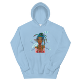 V6 Orchid Faerie Unisex Hoodie Featuring Original Artwork by Fae Plur Designs