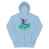 V2 Floral Fan Flow Fairy Unisex Hoodie Featuring Original Artwork By Shauna Nikles