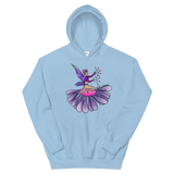 V3 Floral Fan Flow Fairy Unisex Hoodie Featuring Original Artwork By Shauna Nikles