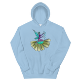 V4 Floral Fan Flow Fairy Unisex Hoodie Featuring Original Artwork By Shauna Nikles