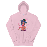 Orchid Faerie Unisex Hoodie Featuring Original Artwork by Fae Plur Designs