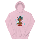 V6 Orchid Faerie Unisex Hoodie Featuring Original Artwork by Fae Plur Designs
