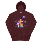 V7 Orchid Faerie Unisex Hoodie Featuring Original Artwork by Fae Plur Designs