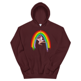 Rainsilk Flow Fairy Unisex Hoodie Featuring Original Artwork By Shauna Nikles