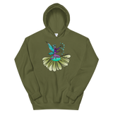 V4 Floral Fan Flow Fairy Unisex Hoodie Featuring Original Artwork By Shauna Nikles