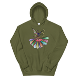 V5 Floral Fan Flow Fairy Unisex Hoodie Featuring Original Artwork By Shauna Nikles