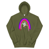 V4 Rainsilk Flow Fairy Unisex Hoodie Featuring Original Artwork By Shauna Nikles