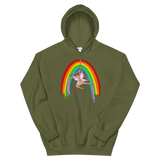 Rainsilk Flow Fairy Unisex Hoodie Featuring Original Artwork By Shauna Nikles