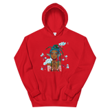 V6 Orchid Faerie Unisex Hoodie Featuring Original Artwork by Fae Plur Designs
