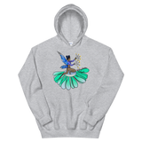 V2 Floral Fan Flow Fairy Unisex Hoodie Featuring Original Artwork By Shauna Nikles
