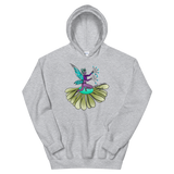 V4 Floral Fan Flow Fairy Unisex Hoodie Featuring Original Artwork By Shauna Nikles
