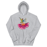 V6 Floral Fan Flow Fairy Unisex Hoodie Featuring Original Artwork By Shauna Nikles